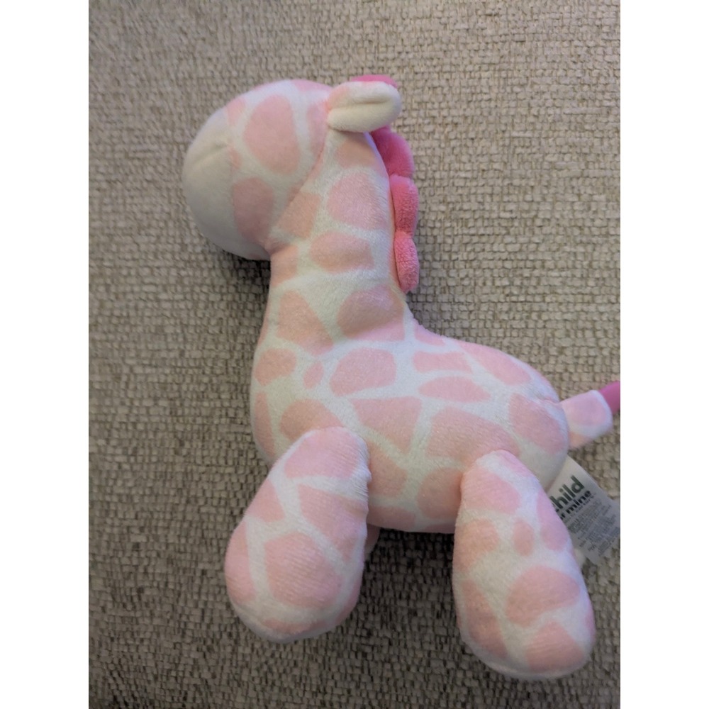 Child of‎ Mine by Carters Pink Giraffe Mini Plush Stuffed Animal Baby Toy